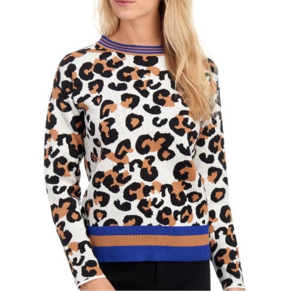 Love At First Find Leopard Sweater Size XL